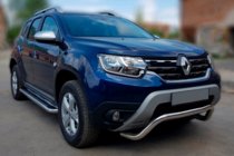 Renault Duster 2018–2024 Predný ochranný rám (kengury) WT007 (nerez) fotografia 1