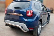 Dacia Duster 2018–2024 Zadný ochranný oblúk AK007 (nerez) fotografia 1