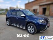 Dacia Duster 2018–2024 Bočné prahy Premium (2 ks, nerez.) fotografia 1