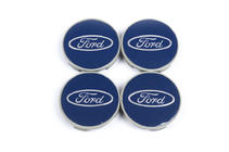 Ford Stredové krytky diskov 69/64 mm modré (4 ks) fotografia 2