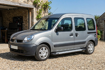Renault Kangoo 1998–2008 Bočné nášľapy Allmond Grey (2 ks, hliník) fotografia 1