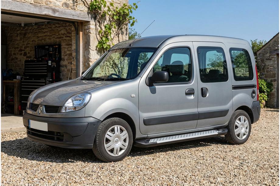 Renault Kangoo 1998–2008 Bočné nášľapy Allmond Grey (2 ks, hliník) Image