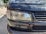Volkswagen T4 Transporter 1990–2003 Obočie na svetlá – rovná kapota (2 ks) Lesklá čierna fotografia 3