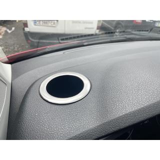 Nerezový kryt držiaka nápojov (2 ks) Volkswagen T6 2015–2024 fotografia 1