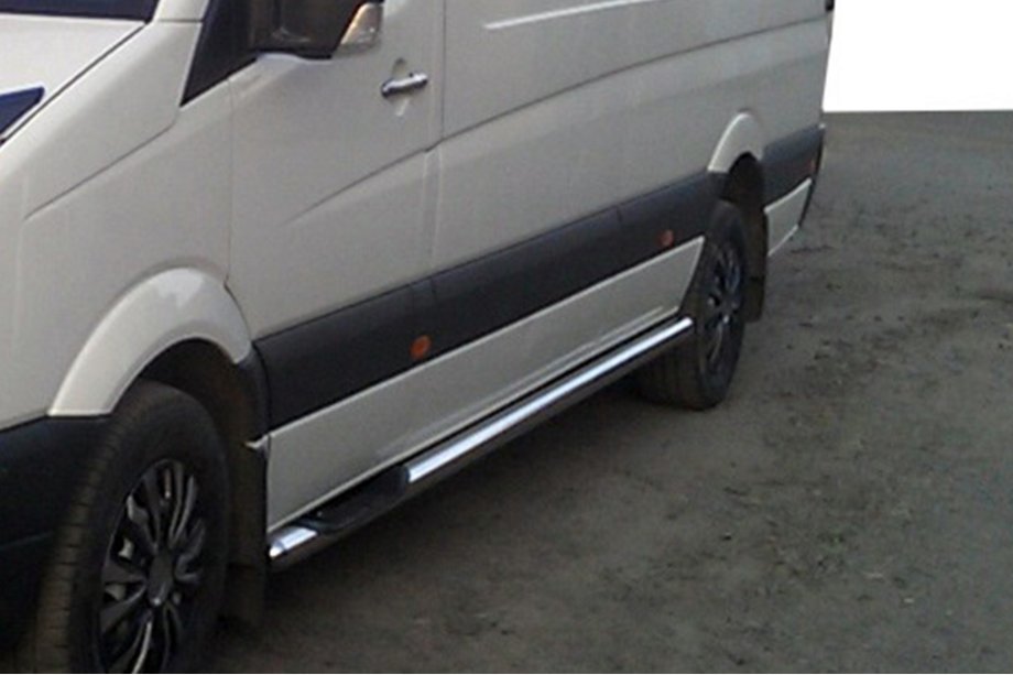 Mercedes Sprinter W907/W910 2018– Bočné trubky (2 ks, nerez) Image