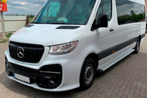 Mercedes Sprinter W907/W910 2018– Bočné nášľapy Maya V2 (2 ks, hliník) fotografia 2