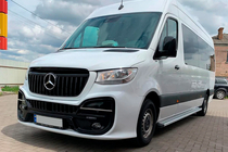 Mercedes Sprinter W907/W910 2018– Bočné nášľapy Maya V2 (2 ks, hliník) fotografia 4