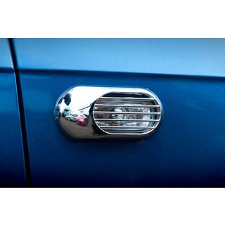 Mriežka na bočný opakovač smerovky Oval (2 ks, ABS) Audi A3 2003–2012 fotografia 1