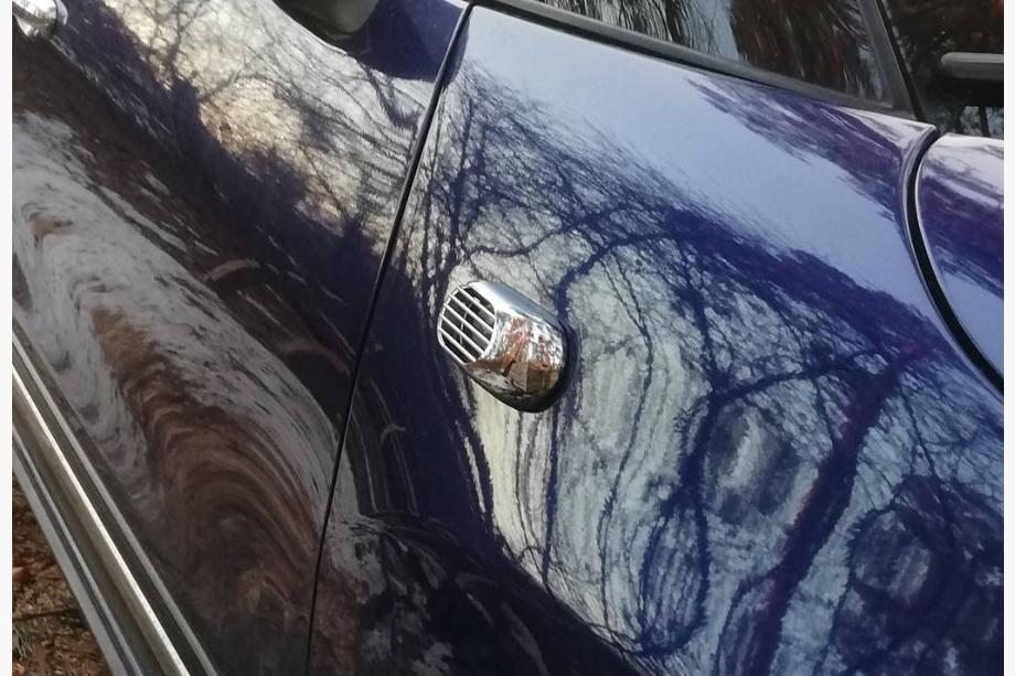 Hyundai Sonata EF 1998–2004 Mriežka na bočný opakovač smerovky Oval (2 ks, ABS) Fotografia 1