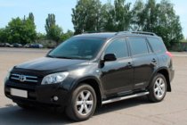 Toyota Rav 4 2006–2013 Bočné rúrky pre štandardnú základňu (2 ks, nerez) fotografia 4