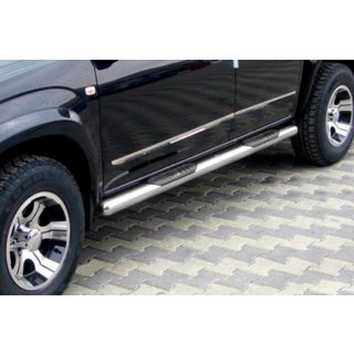 Bočné rúrky pre štandardnú základňu (2 ks, nerez) Toyota Rav 4 2006–2013 fotografia 1