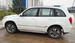 Chery Tiggo 3 2005– Bočné prahy Premium (2 ks, nerez.) fotografia 3