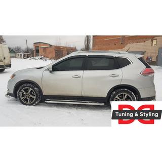 Bočné prahy Premium (2 ks, nerez.) fotografia 1