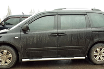 Kia Carnival 2002–2013 Bočné rúrky (2 ks, nerez) fotografia 1