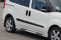 Opel Combo 2012–2018 Bočné rúrky (2 ks, nerez) 60 mm, krátky rázvor fotografia 1