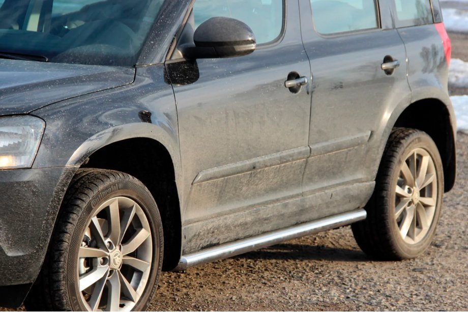 Skoda Yeti 2009–2017 Bočné rúrky (2 ks, nerez) Image