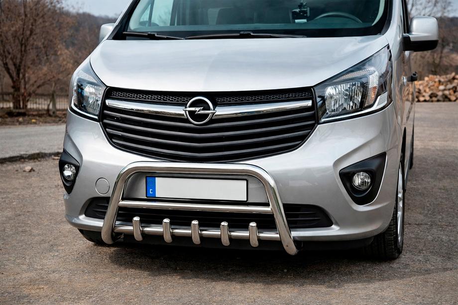 Fiat Talento 2016– Predný ochranný rám WT003-4 (nerez) S nápisom Image