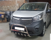 Opel Vivaro 2015–2019 Predný ochranný rám WT003-4 (nerez) Bez nápisu fotografia 2