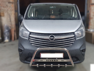 Opel Vivaro 2015–2019 Predný ochranný rám WT003-4 (nerez) Bez nápisu fotografia 1