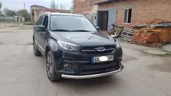 Chery Tiggo 3 2005– Predný ochranný rám ST008 (nerez) fotografia 4