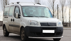 Fiat Doblo I 2001–2005 Predný ochranný rám ST008 (nerez) fotografia 3