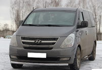 Hyundai H300, H1, Starex 2008–2020 Predný ochranný rám ST008 (nerez) fotografia 3