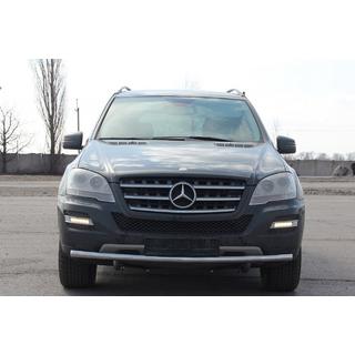 Predný ochranný rám ST008 (nerez) Mercedes ML W164 2005–2011 fotografia 1