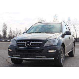 Predný ochranný rám ST008 (nerez) Mercedes ML W164 2005–2011 fotografia 3