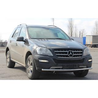 Predný ochranný rám ST008 (nerez) Mercedes ML W164 2005–2011 fotografia 2