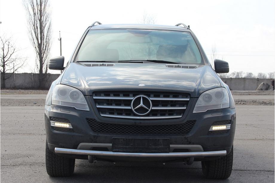 Mercedes ML W164 2005–2011 Predný ochranný rám ST008 (nerez) Image