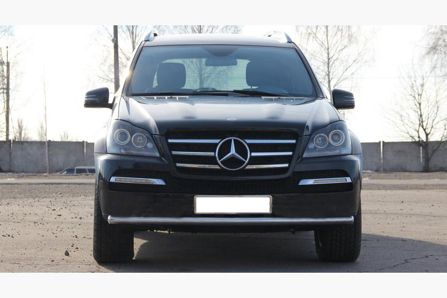 Mercedes GL class X164 2006–2012 Predný ochranný rám ST008 (nerez) Fotografia 1