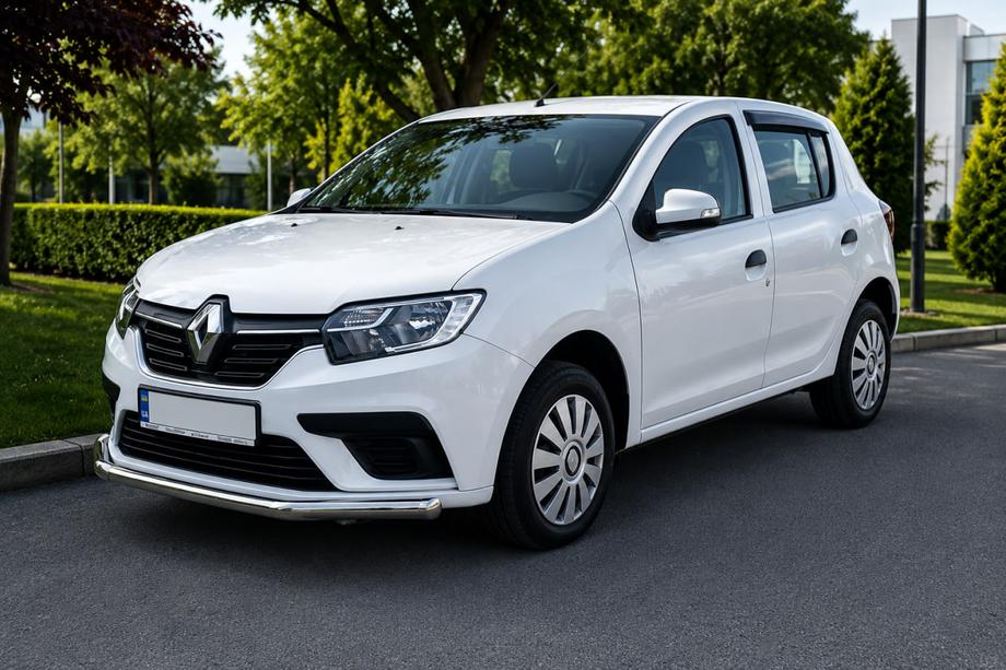 Renault Sandero 2013–2022 Predný ochranný rám ST008 (nerez) Image