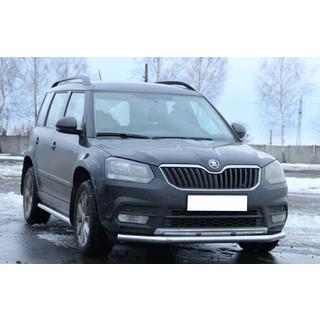 Predný ochranný rám ST008 (nerez) Skoda Yeti 2009–2017 fotografia 3