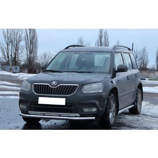 Predný ochranný rám ST008 (nerez) Skoda Yeti 2009–2017 fotografia 2
