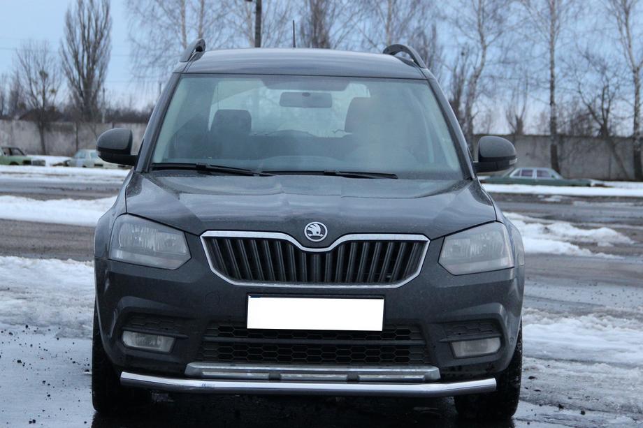 Skoda Yeti 2009–2017 Predný ochranný rám ST008 (nerez) Image