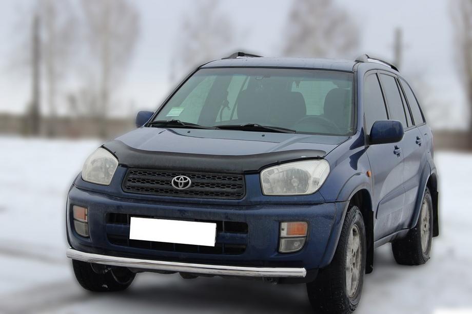 Toyota Rav 4 2001–2005 Predný ochranný rám ST008 (nerez) Fotografia 3