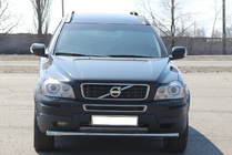 Volvo XC90 2002–2014 Predný ochranný rám ST008 (nerez) fotografia 3