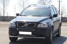 Volvo XC90 2002–2014 Predný ochranný rám ST008 (nerez) fotografia 4