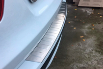 BMW X3 F25 2011–2018 Nerezový kryt zadného nárazníka OmsaLine (matný) fotografia 3