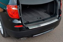 BMW X3 F25 2011–2018 Nerezový kryt zadného nárazníka OmsaLine (matný) fotografia 2
