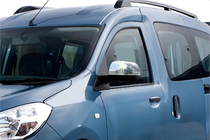 Dacia Dokker 2013–2022 Nerezové kryty spätných zrkadiel (2 ks) Carmos - turecká oceľ fotografia 1