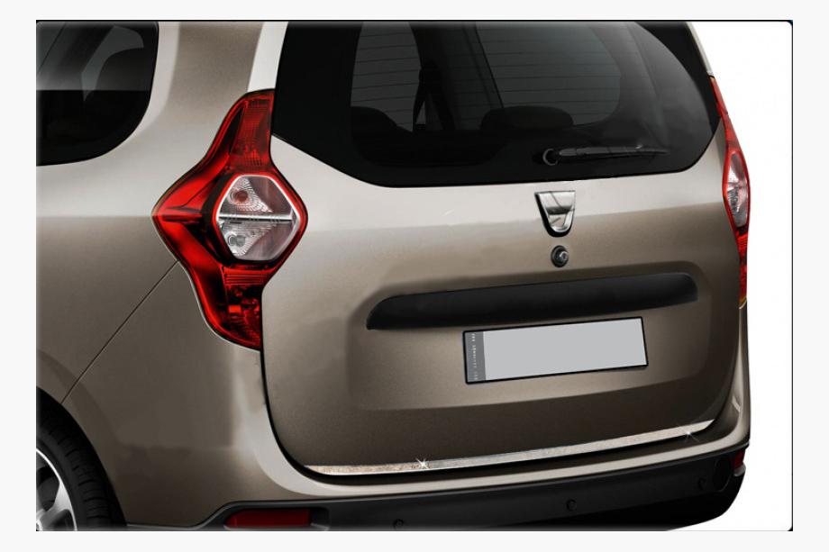 Dacia Lodgy 2012–2022 Nerezové lišty na hranu kufra Fotografia 1