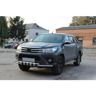 Predný ochranný rám F3-34 (nerez) Toyota Hilux 2015– fotografia 3