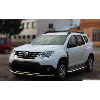 Predný ochranný rám ST014 (nerez) Dacia Duster 2008–2018 fotografia 2