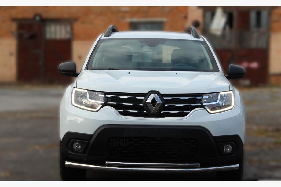 Dacia Duster 2008–2018 Predný ochranný rám ST014 (nerez) Image