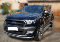 Ford Ranger 2011–2022 Predný ochranný rám ST014 (nerez) fotografia 1