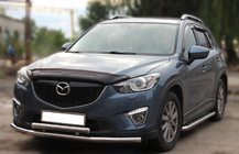 Mazda CX-5 2012–2017 Predný ochranný rám ST014 (nerez) Ø60/42 mm fotografia 3
