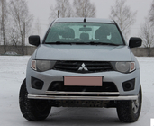 Mitsubishi L200 2006–2015 Predný ochranný rám ST014 (nerez) Ø60/42 mm fotografia 1