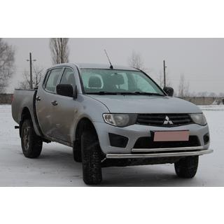 Predný ochranný rám ST014 (nerez) Mitsubishi L200 2006–2015 fotografia 3