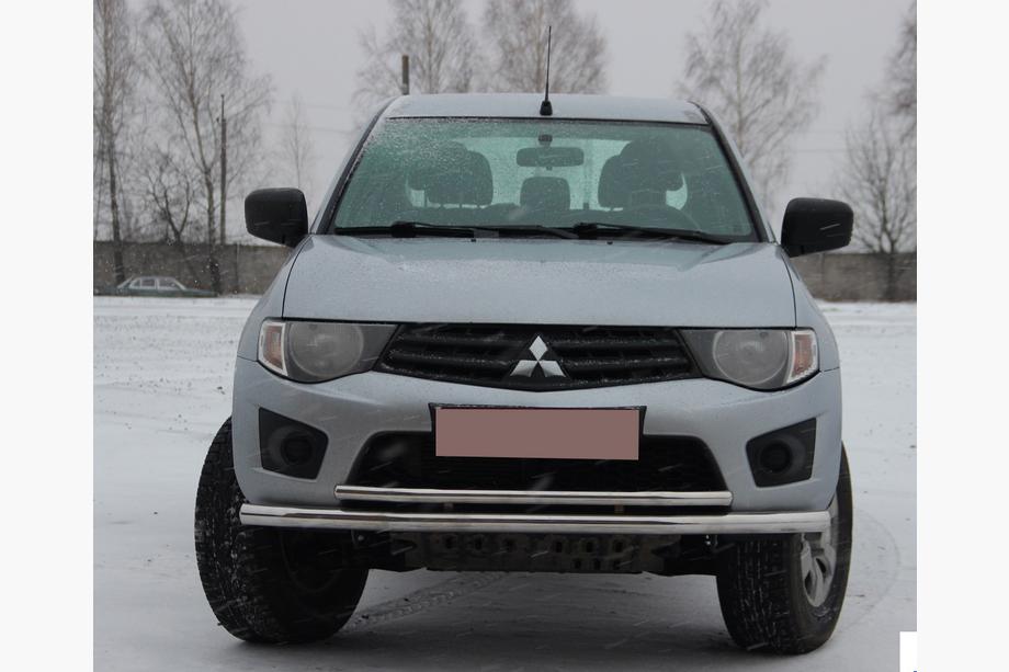 Mitsubishi L200 2006–2015 Predný ochranný rám ST014 (nerez) Ø60/42 mm Image